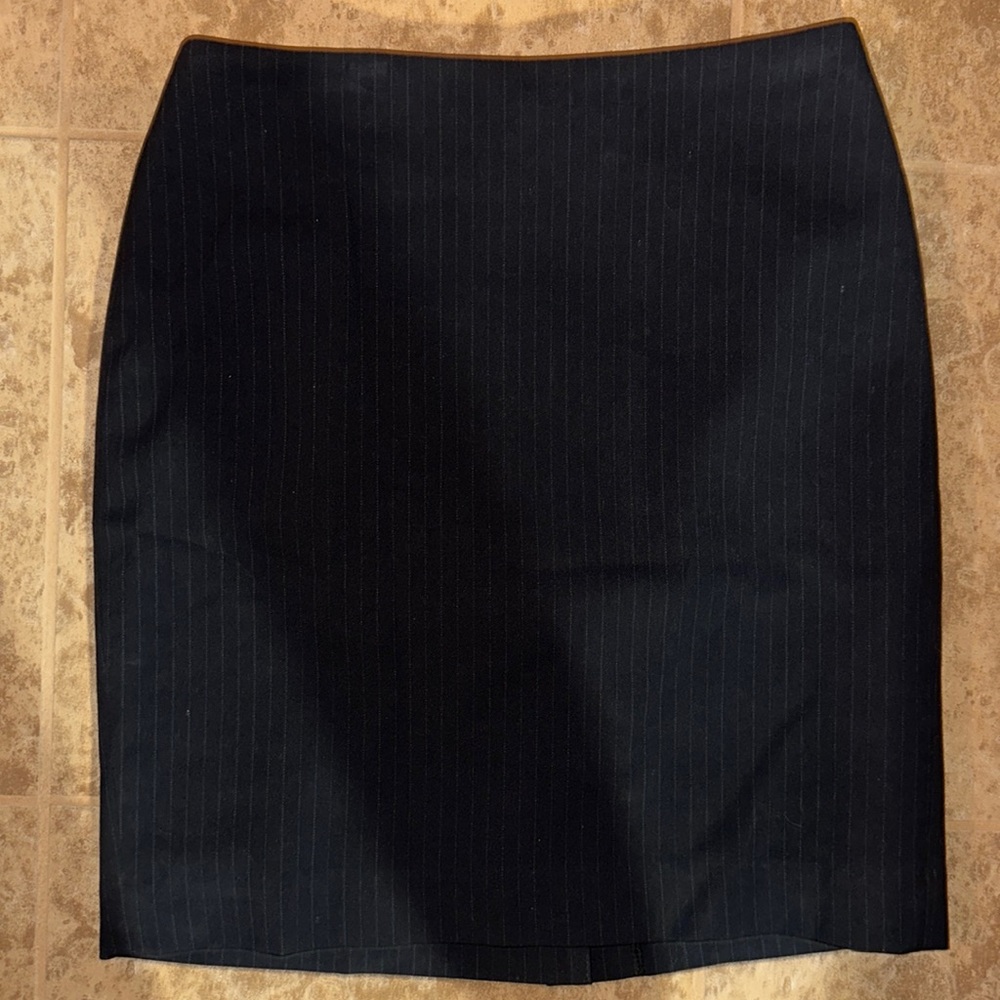 Banana Republic Pinstripe Pencil Skirt